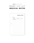 PR338 - Medical Notes - Printable Insert