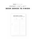 PR239 - Book Series to Finish - Printable Insert
