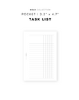 PR332 - Task List - Printable Insert