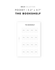 PR232 - The Bookshelf - Printable Insert
