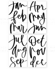 PRD228 - Quarterly Monthly Covers Bundle - Printable Dashboard