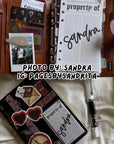 Custom Calligraphy: Property Of - Printable Dashboard