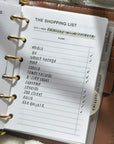 PR273 - The Shopping List - Printable Insert