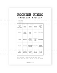 RD181 - Thriller Bookish Bingo - Printable Dashboard