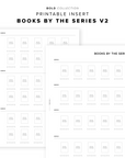PR309 - Books by the Series V2 Bundle - Printable Insert