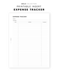 PR226 - Expense Tracker V3 - Printable Insert