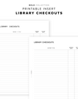PR307 - Library Checkouts - Printable Insert