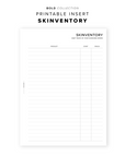 PR190 - Skinventory - Printable Insert