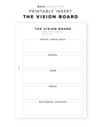 PR235 - The Vision Board - Printable Insert