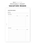 PR260 - Vacation Reads - Printable Insert