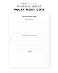 PR268 - Vacay Must Dos - Printable Insert