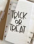 PRD211 - Trick or Treat - Printable Dashboard