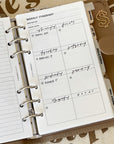 PR261 - Weekly Itinerary - Printable Insert