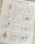 PSN11 - 2x2 Winter Wonderland Stickies - Printable Sticky Notes