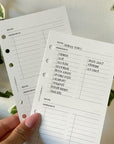 PR184 - Grocery List 2 - Printable Insert