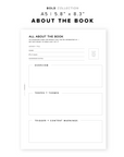 PR212 - All About the Book - Printable Insert
