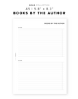 PR207 - Books by the Author - Printable Insert