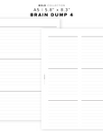 PR172 - Brain Dump 4 - Printable Insert