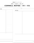 PR103 - Cornell Notes - Printable Insert