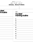 PR157 - Ideal Routines - Printable Insert