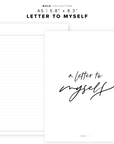 PR94 - Letter To Myself - Printable Insert