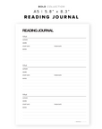 PR108 - Reading Journal - Printable Insert