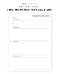 PR82 - The Monthly Reflection - Printable Insert