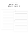 PR172 - Brain Dump 4 - Printable Insert