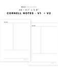 PR103 - Cornell Notes - Printable Insert
