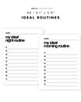 PR157 - Ideal Routines - Printable Insert