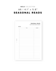 PR196 - Seasonal Reads - Printable Insert