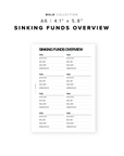 PR118 - Sinking Funds Overview - Printable Insert