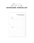 PR189 - Skincare Checklist - Printable Insert