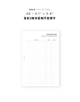 PR190 - Skinventory - Printable Insert