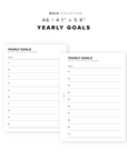 PR67 - Yearly Goals - Printable Insert