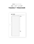 PR169 - Yearly Tracker - Printable Insert