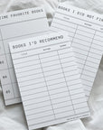 PPC11 - The Book Lovers 3 - Printable Planner Cards