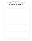 PR171 - Brain Dump 3 - Printable Insert