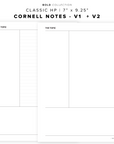 PR103 - Cornell Notes - Printable Insert