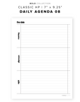 PR156 - The Agenda 08 - Printable Insert