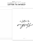 PR94 - Letter To Myself - Printable Insert