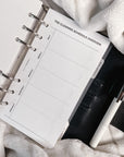 PR97 - The Cleaning Schedule Overview - Printable Insert