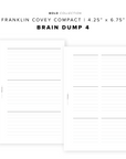 PR172 - Brain Dump 4 - Printable Insert