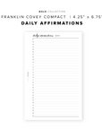 PR116 - Daily Affirmations - Printable Insert