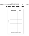 PR158 - Goals and Rewards - Printable Insert
