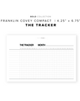 PR112 - The Tracker - Printable Insert