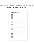 PR174 - What I Eat in a Day - Printable Insert