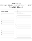 PR67 - Yearly Goals - Printable Insert