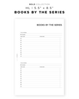 PR194 - Books by the Series - Printable Insert