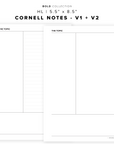 PR103 - Cornell Notes - Printable Insert